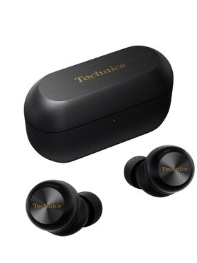 Technics True Wireless Earbuds - Black with Gold Logo